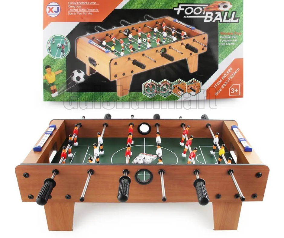 Wooden Mini Foosball Table Football Game Set
