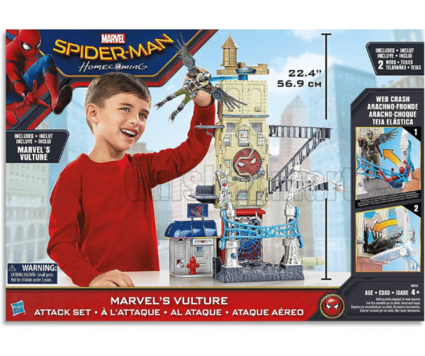 Spider-Man Multi-Level Playset with Vulture Action Figure - Image 2