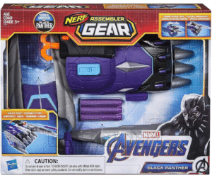 Marvel Avengers Black Panther Nerf Assembler Gear Dart Blaster Toy