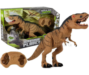 Dinosaur Planet Infrared Remote Control T-Rex Toy – Walking, Roaring & Water Spray Action with Lights & Sounds
