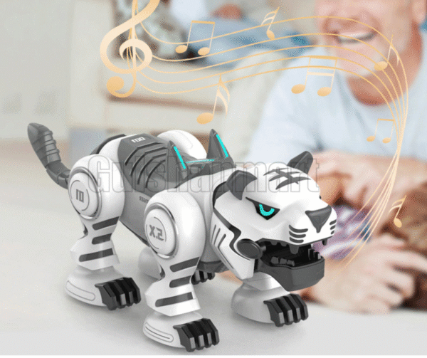 Intelligent Infrared Remote Control Mechanical Tiger with Spray & Sound Effects – 53cm - Image 2