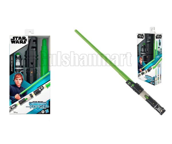 Star Wars Lightsaber Forge Luke Skywalker Green Lightsaber – Customizable Blade Toy for Kids (4+) - Image 2
