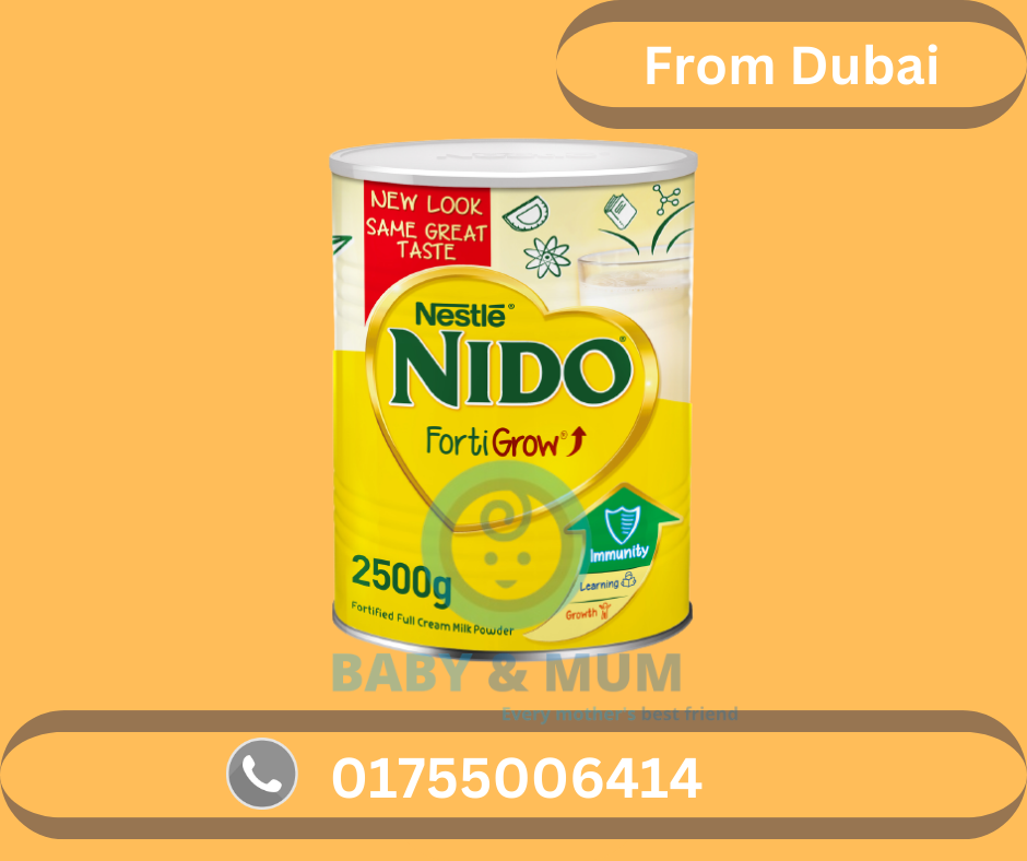 Nestlé NIDO FortiGrow 2500g – Fortified Full Cream Milk Powder | From Dubai
