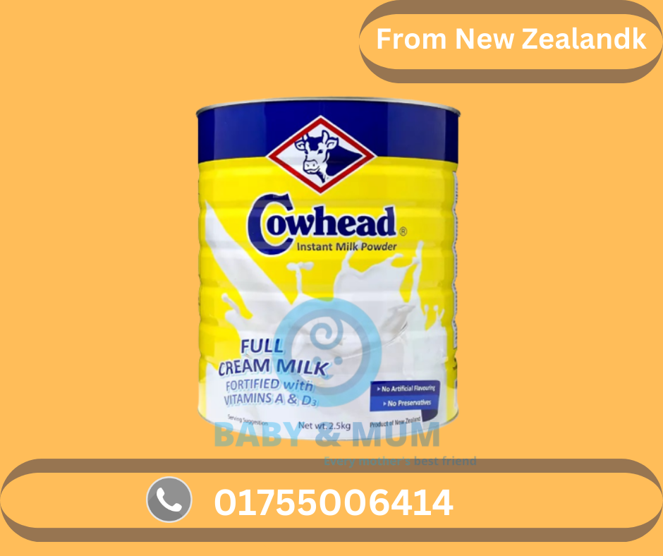 Cowhead Instant Full Cream Milk Powder 2.5kg | From New Zealand