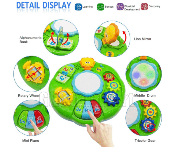 Baby Musical Learning Activity Table – Educational Light & Sound Toy for Toddlers - Image 2