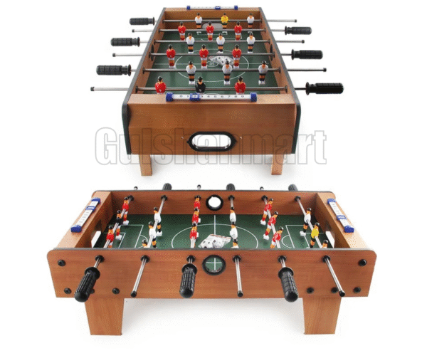 Wooden Mini Foosball Table Football Game Set - Image 3