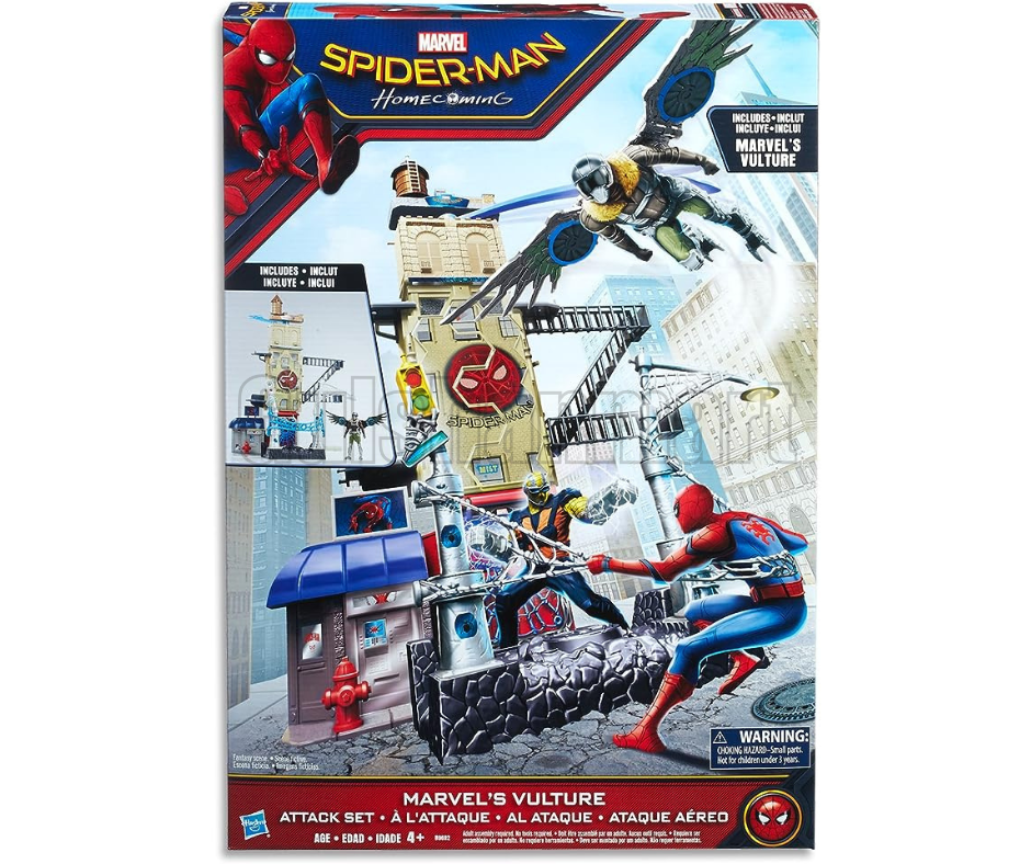 Spider-Man Multi-Level Playset with Vulture Action Figure