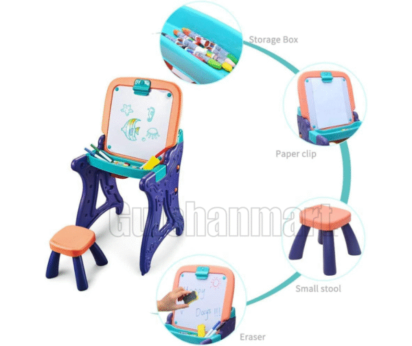 Kids Art Painting & Learning Table Set – My Art Centre Play Set - Image 3