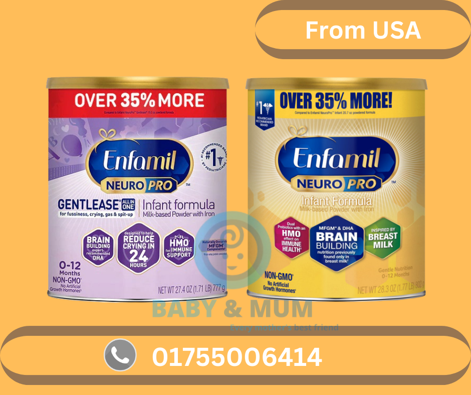Enfamil NeuroPro Gentlease Infant Formula & Enfamil NeuroPro Infant Formula | From USA