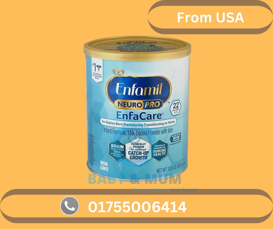 Enfamil NeuroPro EnfaCare Infant Formula Milk-Based Powder with Iron – 13.6 oz (386 g)