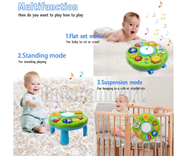 Baby Musical Learning Activity Table – Educational Light & Sound Toy for Toddlers - Image 5
