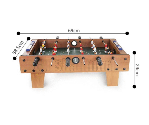 Wooden Mini Foosball Table Football Game Set - Image 4