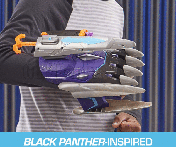 Marvel Avengers Black Panther Nerf Assembler Gear Dart Blaster Toy - Image 2