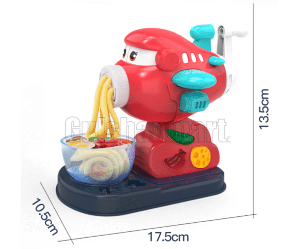 DIY Puzzle Color Mud Set – Airplane Noodle Maker Playdough Extruder Toy - Image 3