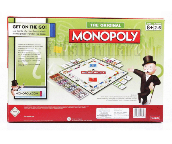 Funskool The Original Monopoly - Property Trading Board Game - Image 3
