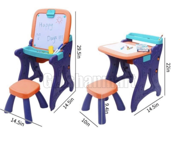 Kids Art Painting & Learning Table Set – My Art Centre Play Set - Image 5
