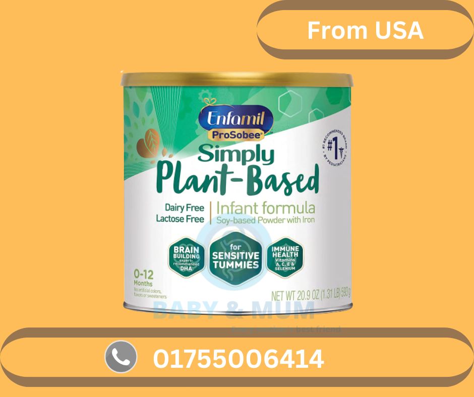 Enfamil ProSobee Simply Plant-Based Infant Formula – 20.9 oz (593 g)