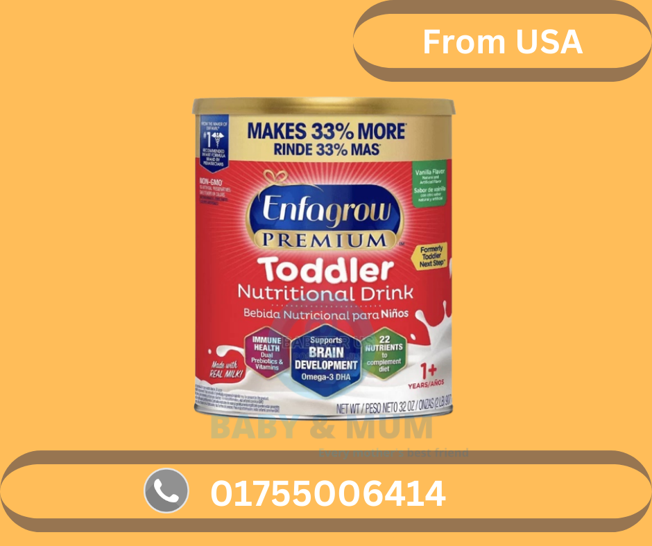 Enfagrow PREMIUM Toddler Nutritional Drink – Vanilla Flavor, 32 oz (907 g)