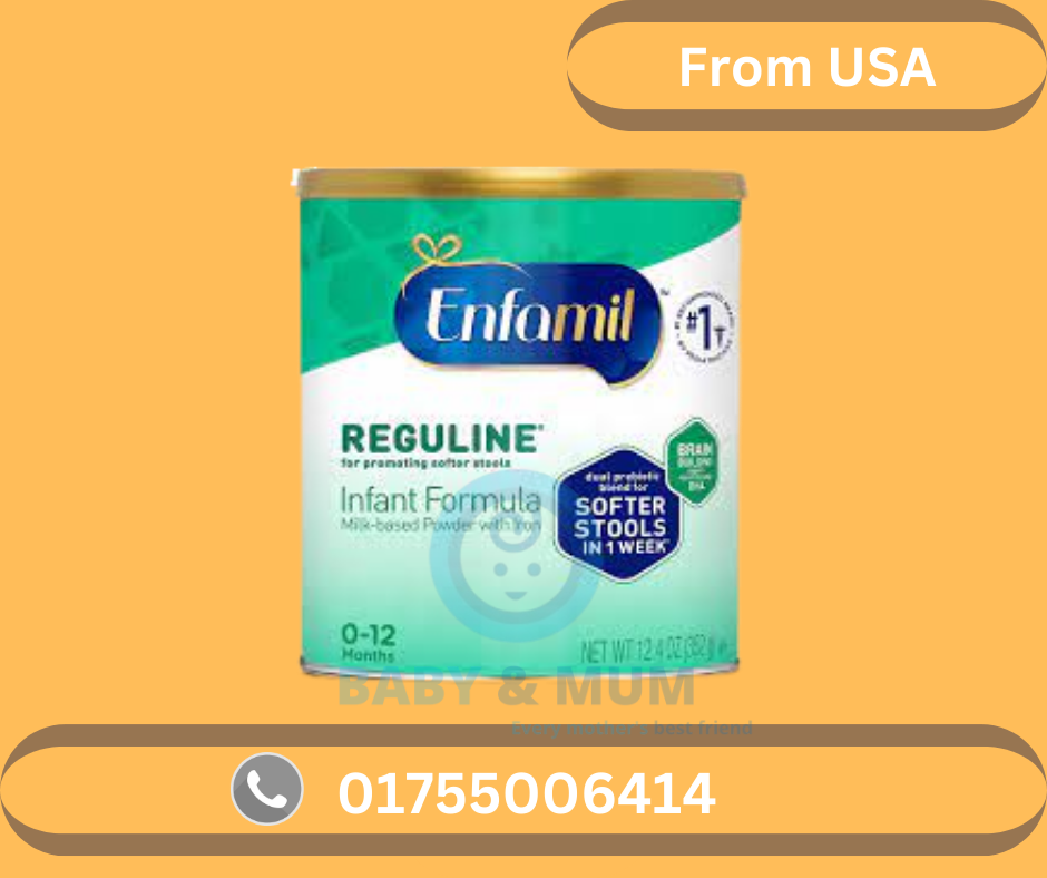 Enfamil Reguline Infant Formula – For Promoting Softer Stools (12.4 oz Can)