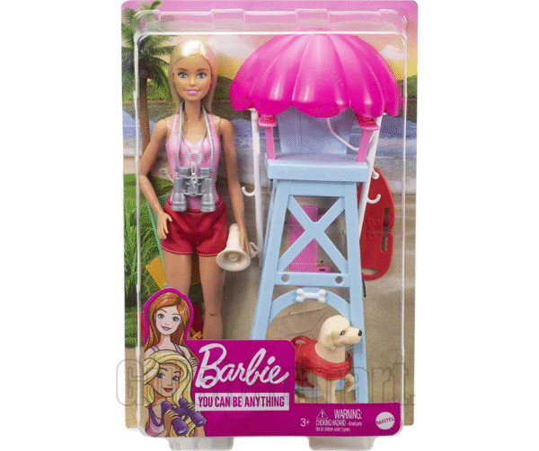 Barbie Lifeguard Doll & Playset - Image 4