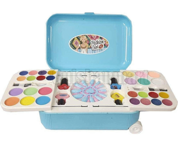 Hello Kitty & Frozen Themed Nail Art & Makeup Playset for Kids – Fashion Princess Beauty Kit - Image 4