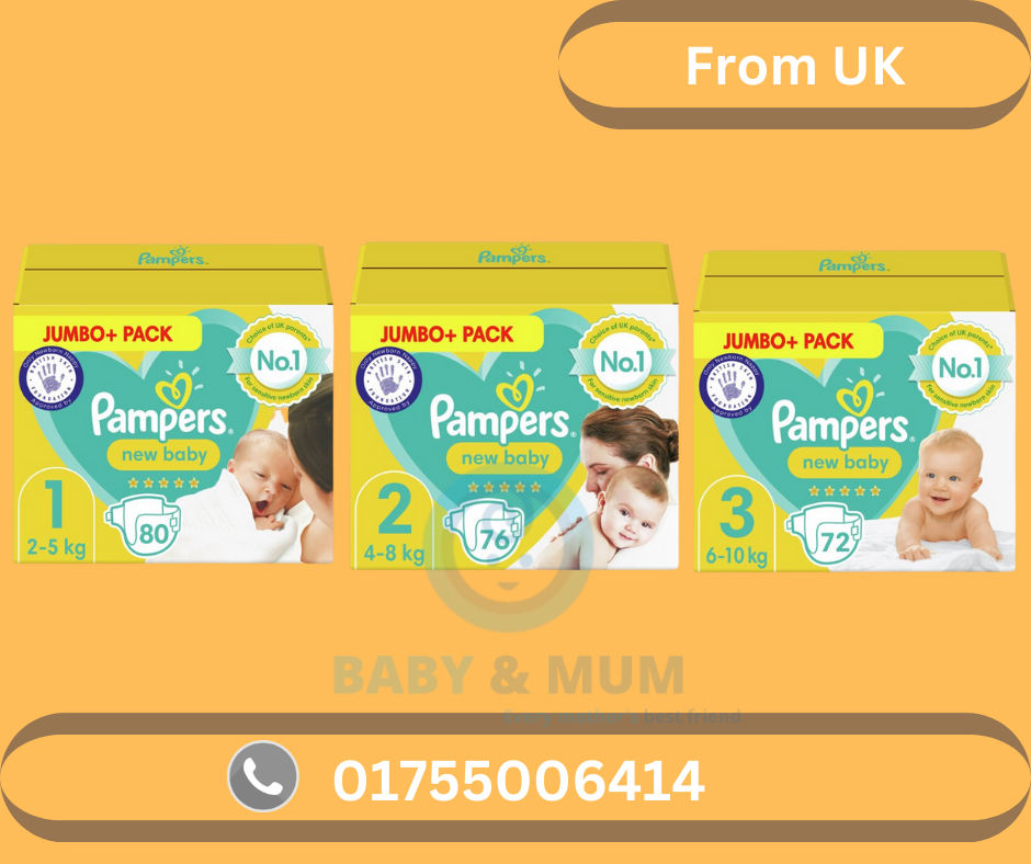 Pampers New Baby Jumbo+ Pack – From UK