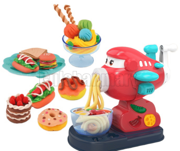 DIY Puzzle Color Mud Set – Airplane Noodle Maker Playdough Extruder Toy - Image 5
