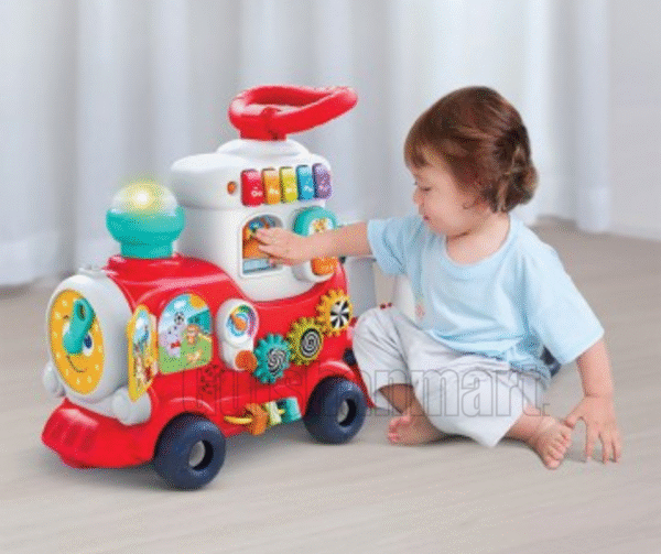 4-in-1 Smart Learning Push & Ride Train Toy – Lights, Sounds & Educational Activities for Toddlers (12–36 Months) - Image 5