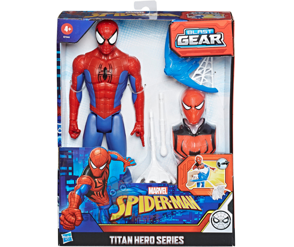Marvel Spider-Man Titan Hero Series Action Figure with Blast Gear