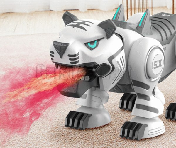 Intelligent Infrared Remote Control Mechanical Tiger with Spray & Sound Effects – 53cm - Image 3