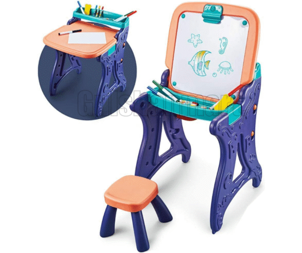 Kids Art Painting & Learning Table Set – My Art Centre Play Set - Image 6