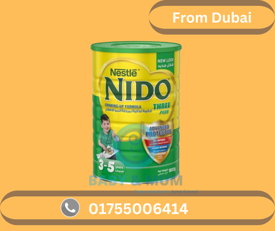 Nestlé NIDO Three Plus – Growing-Up Formula (3–5 Years) | From Dubai