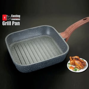 Die Casting Grill pan With Lid - 26cm